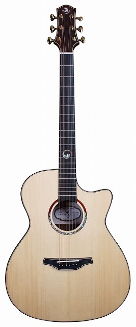 新品　Naga Guitars ナガギターズ S-20GAC　アコースティックギター　ギグバック付き