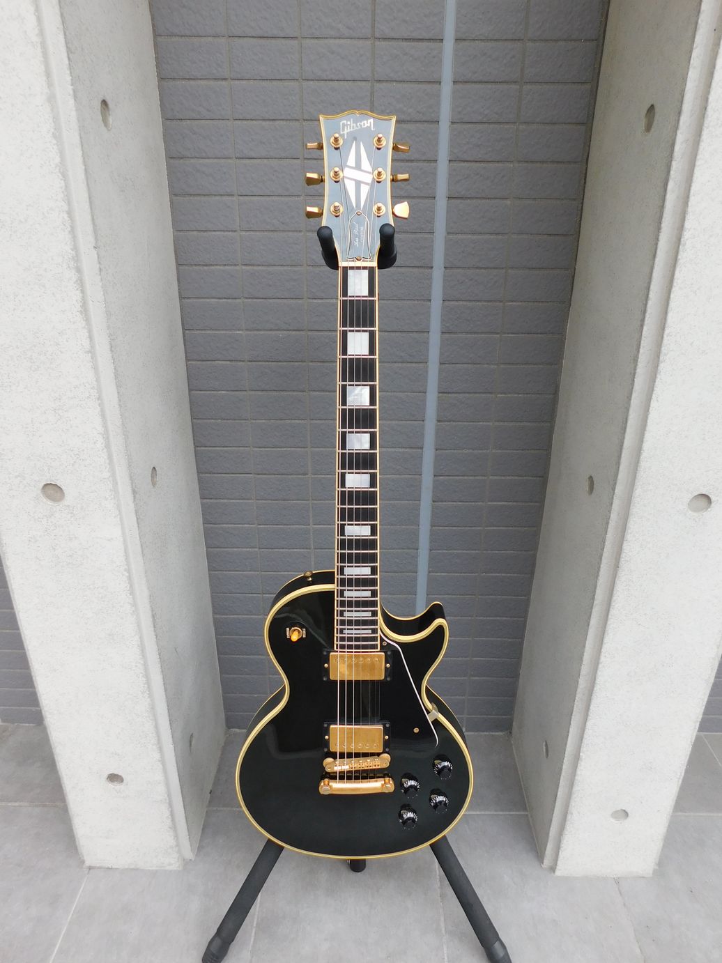 中古　Gibson ギブソン Les Paul Custom Black Beauty　レスポール　カスタム　ハードケース付き