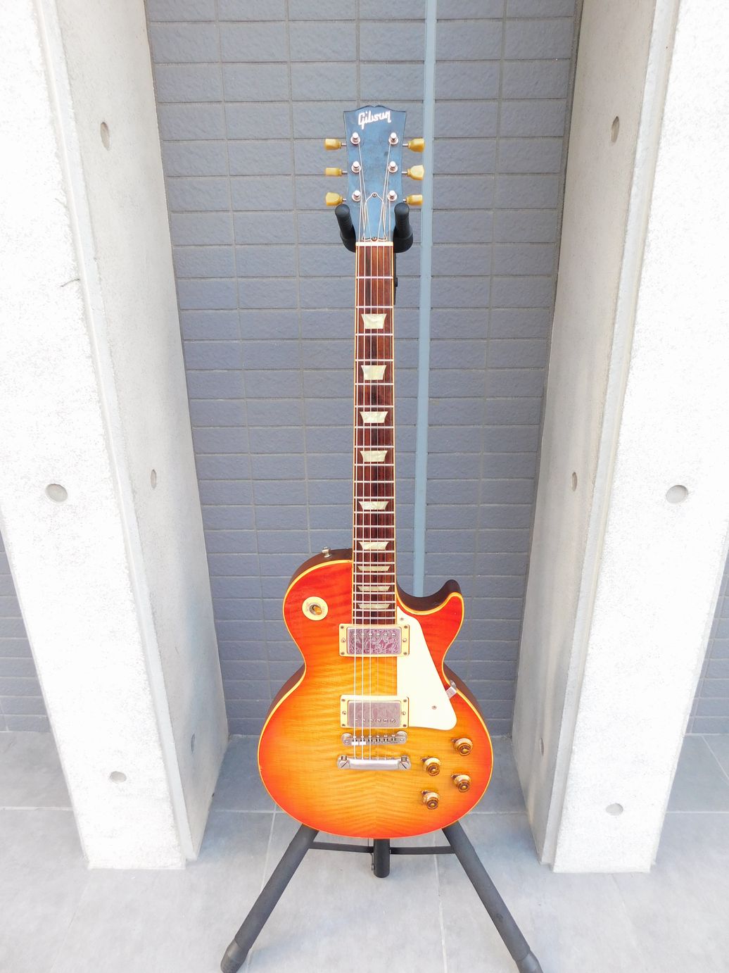 中古　Gibson ギブソン Pre-Historic Les Paul Standard Reissue ’59 Flame Top 1993年　ハードケース付き