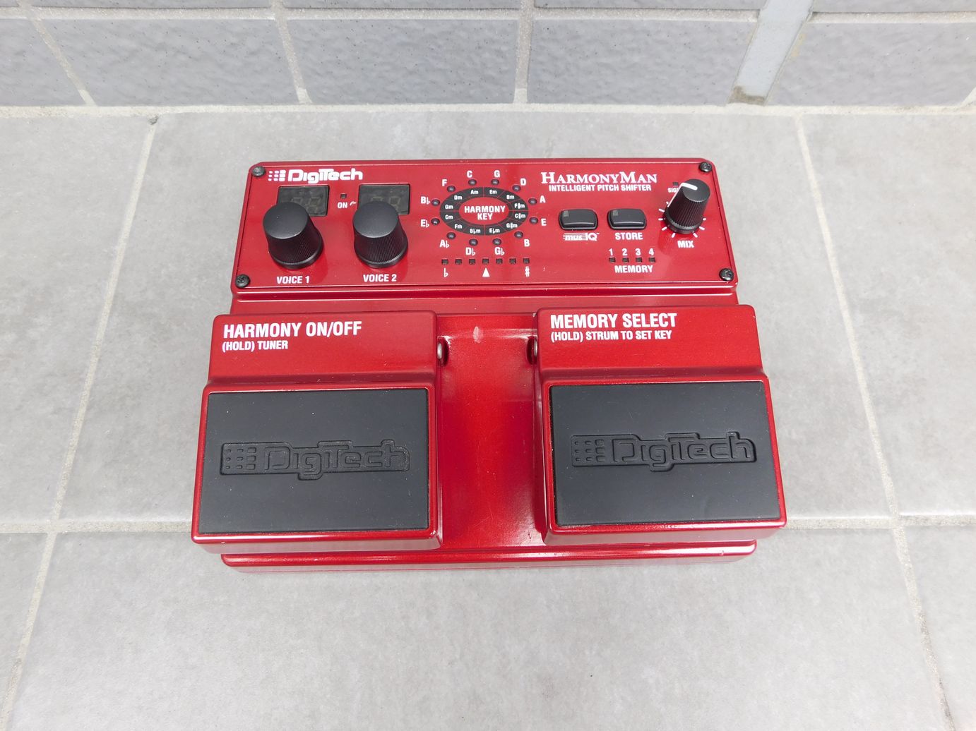 中古　Digitech デジテック　Harmony Man　ハーモニーペダル　アダプター付き