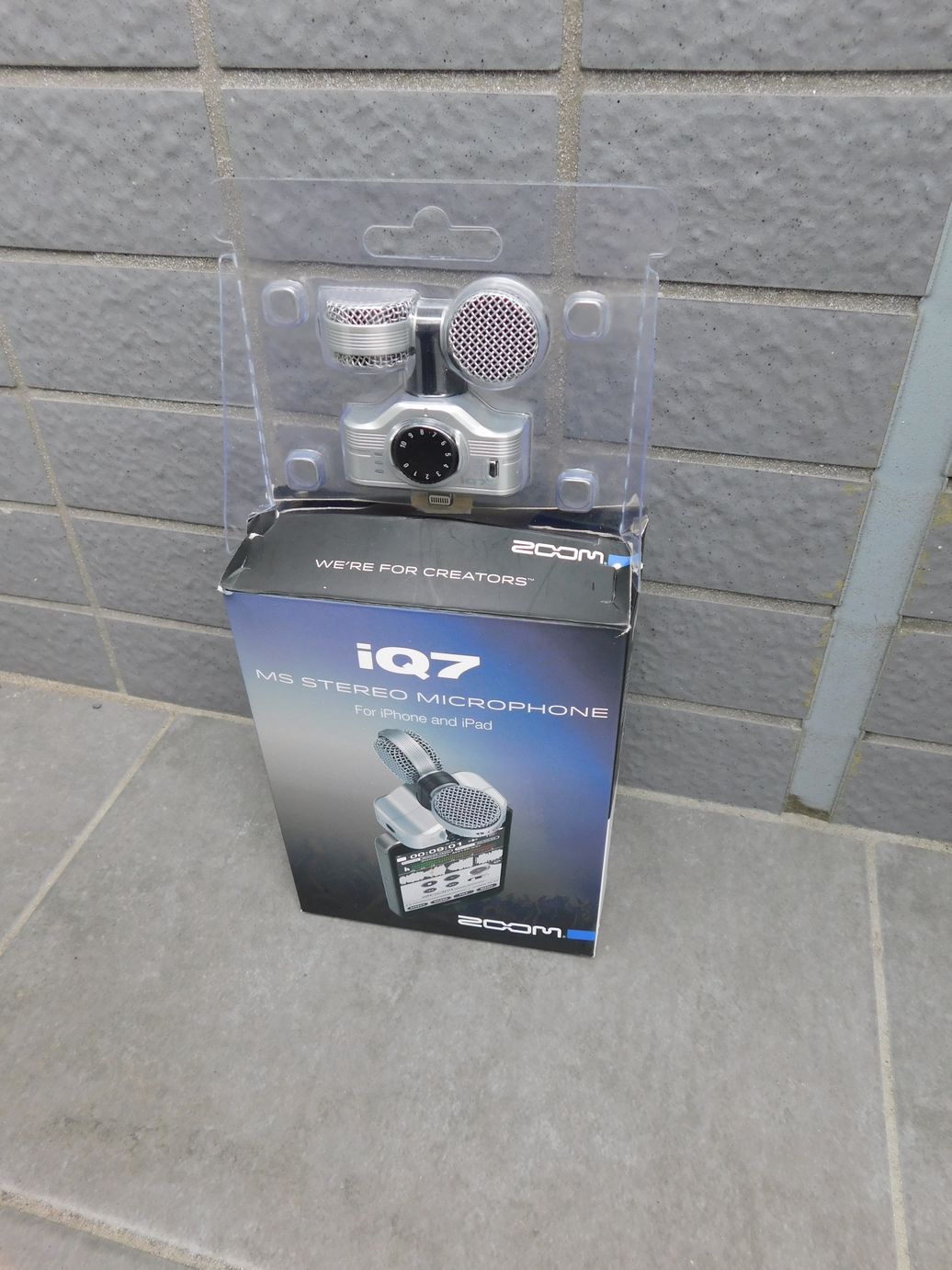 中古　ZOOM ズーム iQ7　MSステレオマイクロフォン　iPhone用