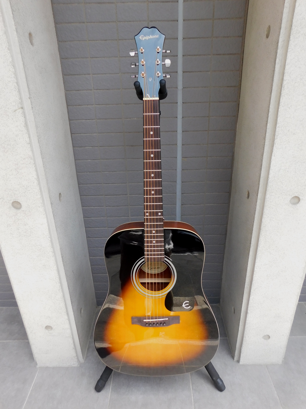 中古　Epiphone エピフォン PR-150 アコースティックギター　ソフトケース付き