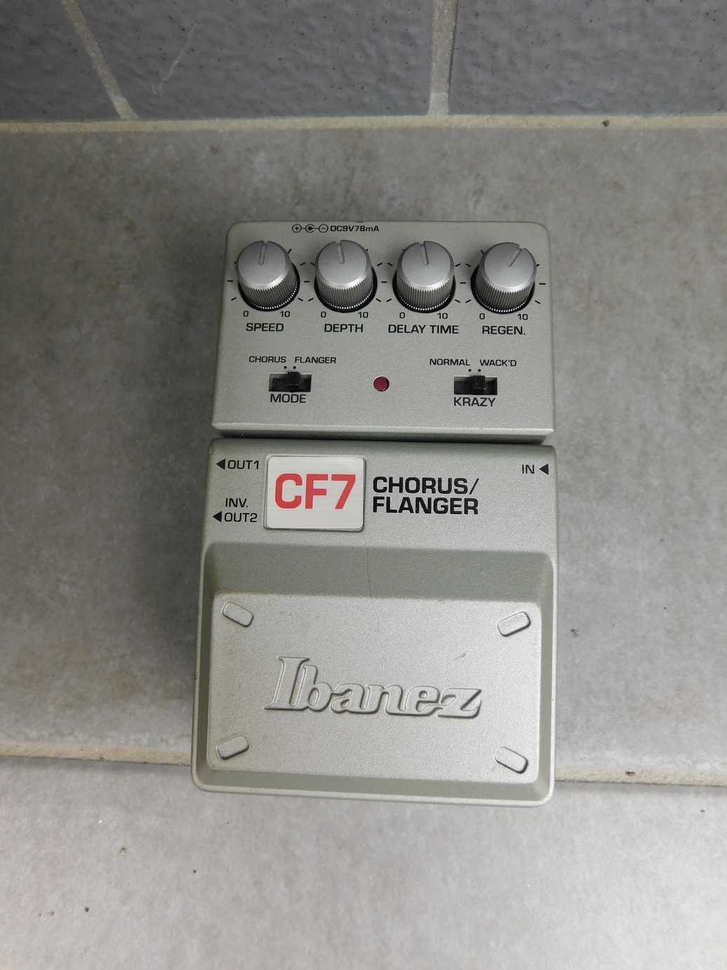 中古　IBANEZ アイバニーズ CF7　コーラス/フランジャー