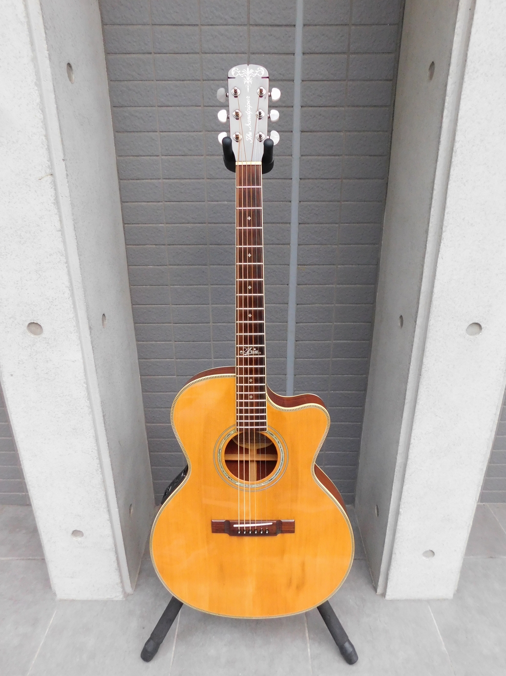 中古　Aria アリア The Sandpiper SP-STD-2N　エレアコ　ソフトケース付き