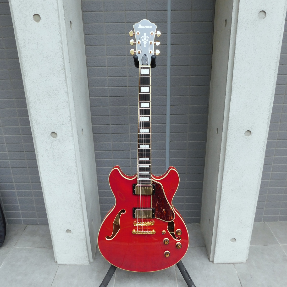 中古 Ibanez アイバニーズ AS93FM-TCD セミアコ ソフトケース付き