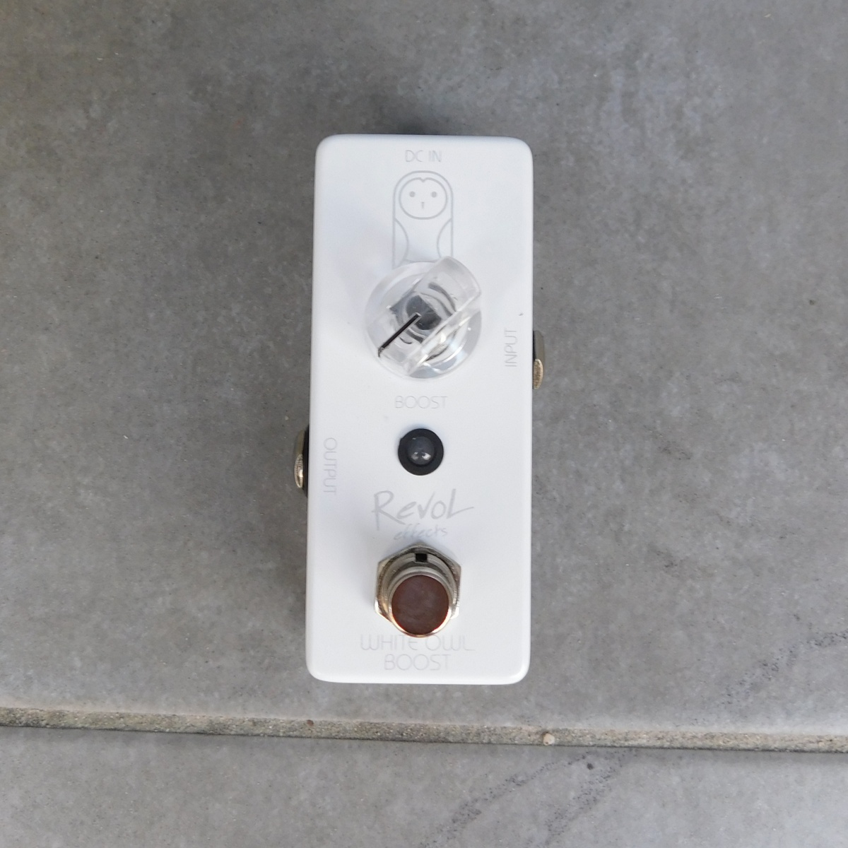 中古 RevoL effects レヴォル WHITE OWL BOOST ECB-01 ギターエフェクター