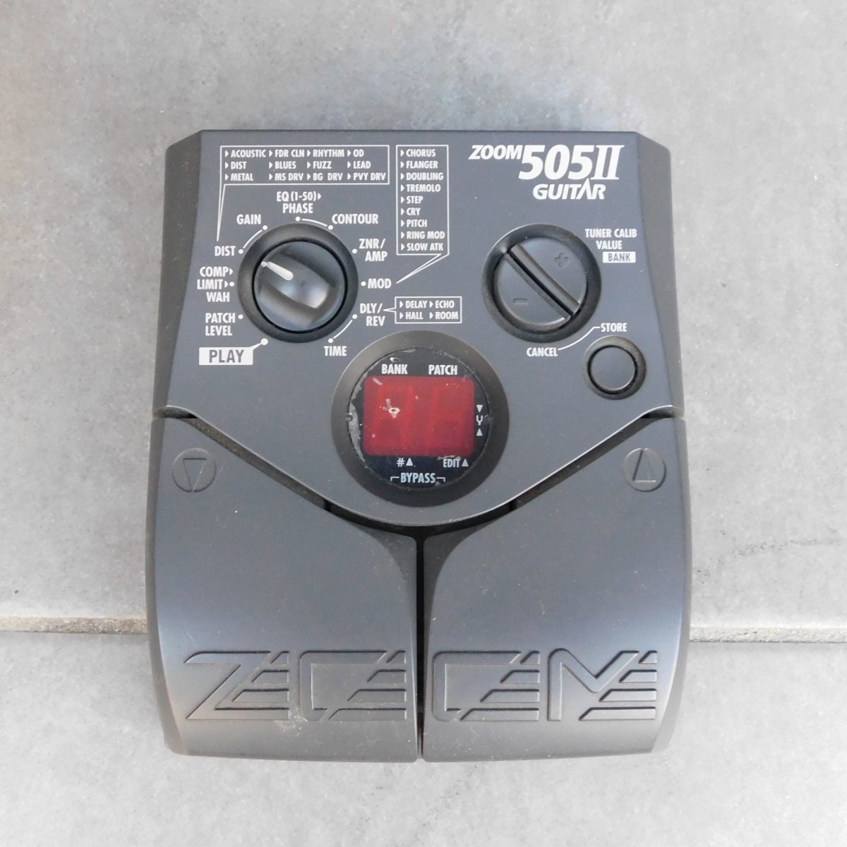 中古 ZOOM ズーム 505Ⅱ マルチエフェクター