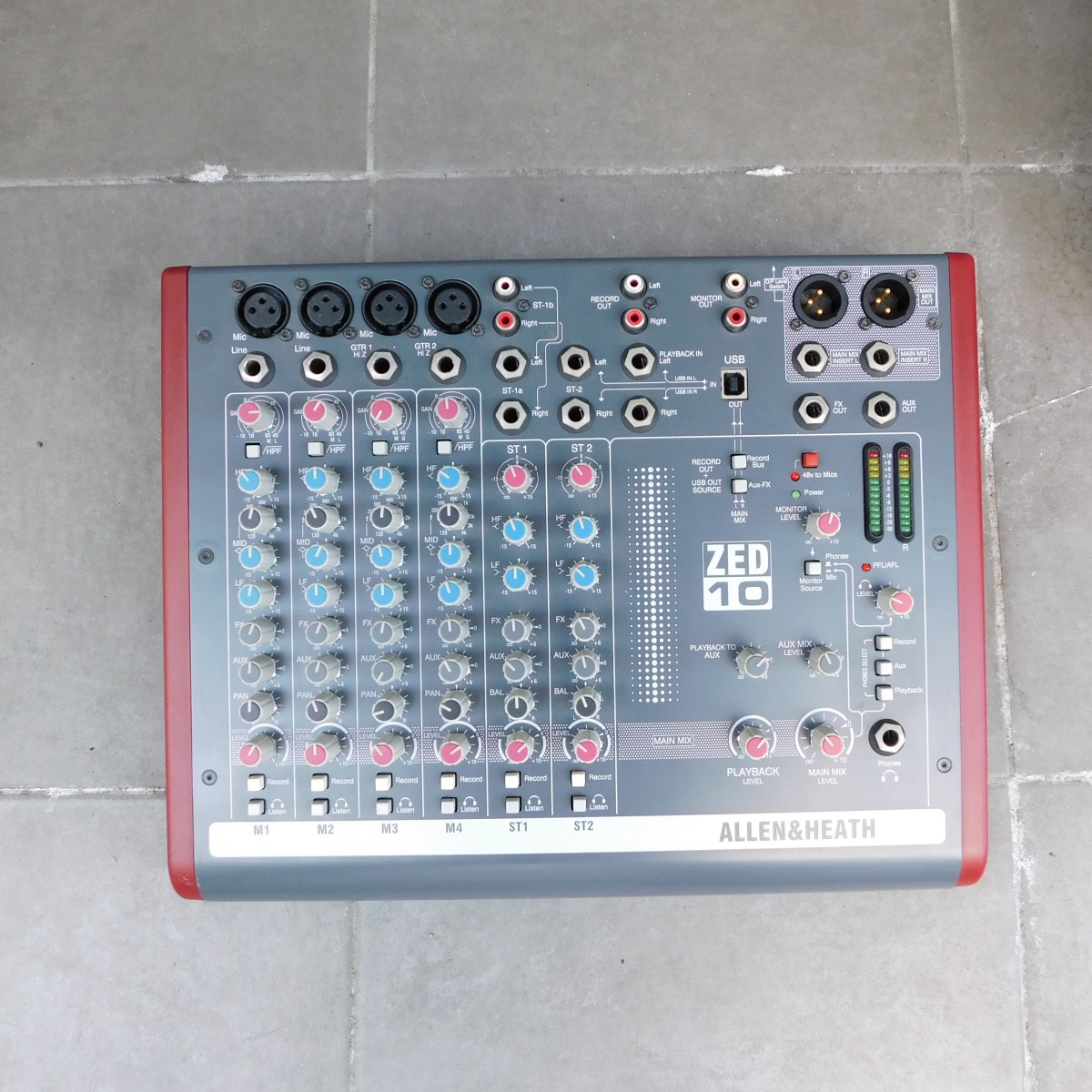 中古　ALLEN&HEATH アレンアンドヒース ZED-10 アナログミキサー