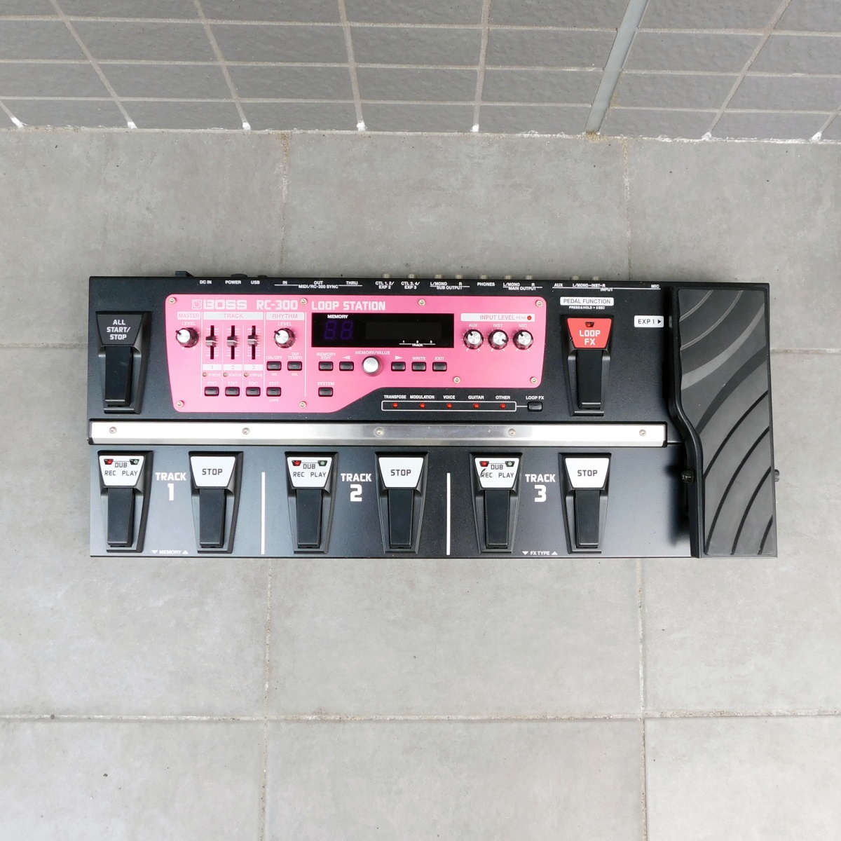 中古 BOSS ボス RC-300 Loop Station アダプター付き