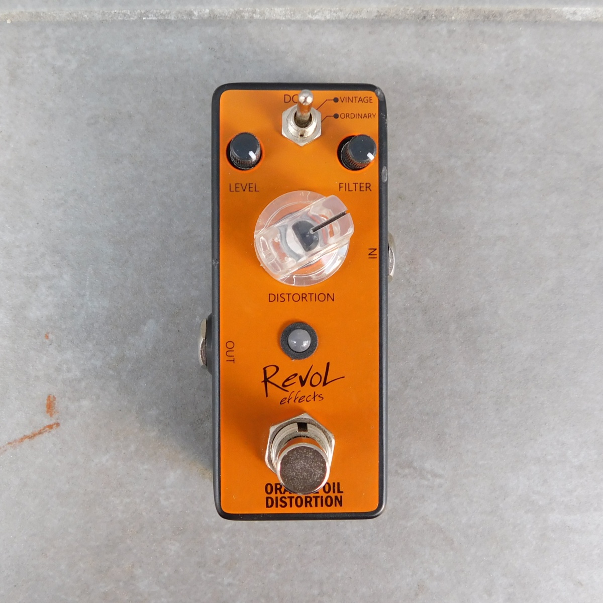 中古 RevoLレノボ effects ORANGE OIL DISTORTION EDS-01
